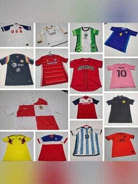 Jersey Collection 15 Jerseys | Mixed Teams, Colors & Sizes | Bundle /Individual